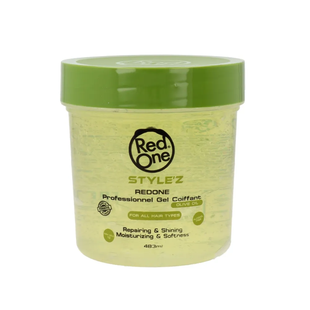 Red One Style'Z Hair Gel Fijador Aceite De Oliva 483ml